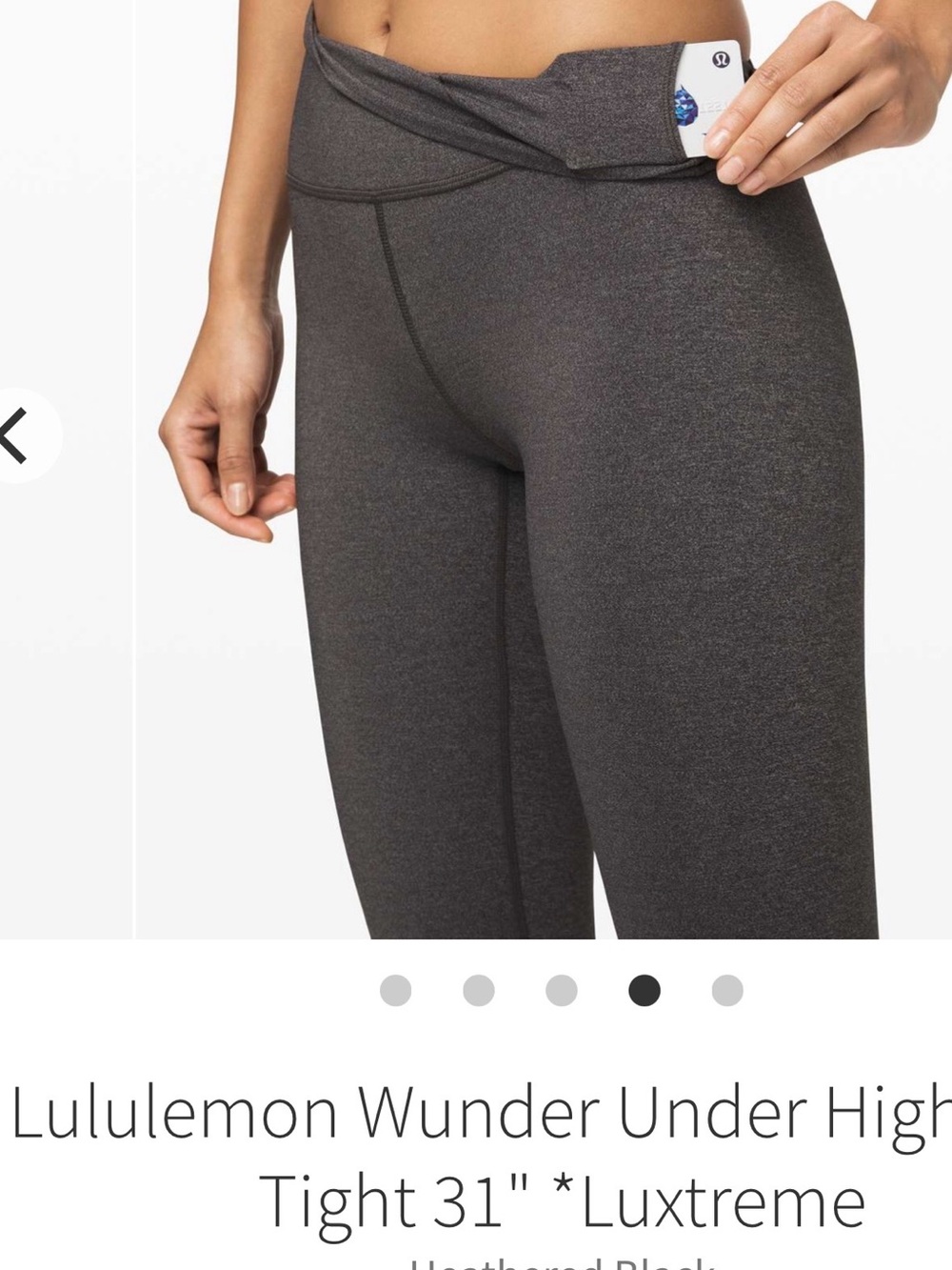 Lululemon Wunder Under Tights - Picture 2 of 8